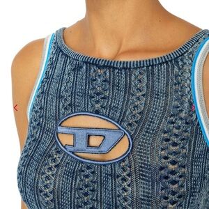 DIESEL Knit Sleeveless BODY with Logo with tags